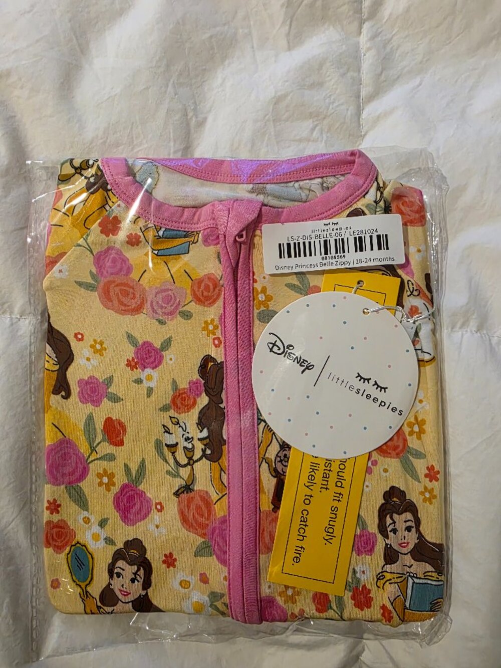 NWT Little Sleepies zippy Belle 18-24 months